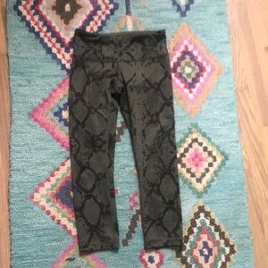 Lulu lemon leggings RARE PRINT